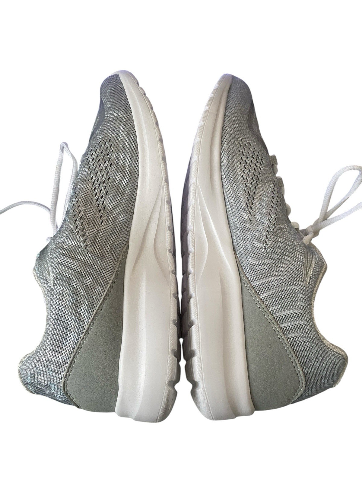 SAOLA Scarpe da allenamento FILA donna taglia 11 sneakers argento metallizzato ottava 2