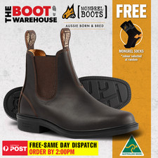 Mongrel K92030 Claret Brown, Casual Dress Boot, Australian made. K92