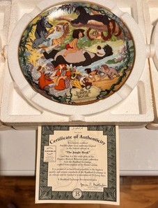 Bradford Exchange Jungle Book Disney Musical Memories Plate