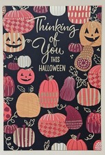 Happy Halloween /Thinking Of You Greeting Card Large Format  Envelope 8x5,5" 