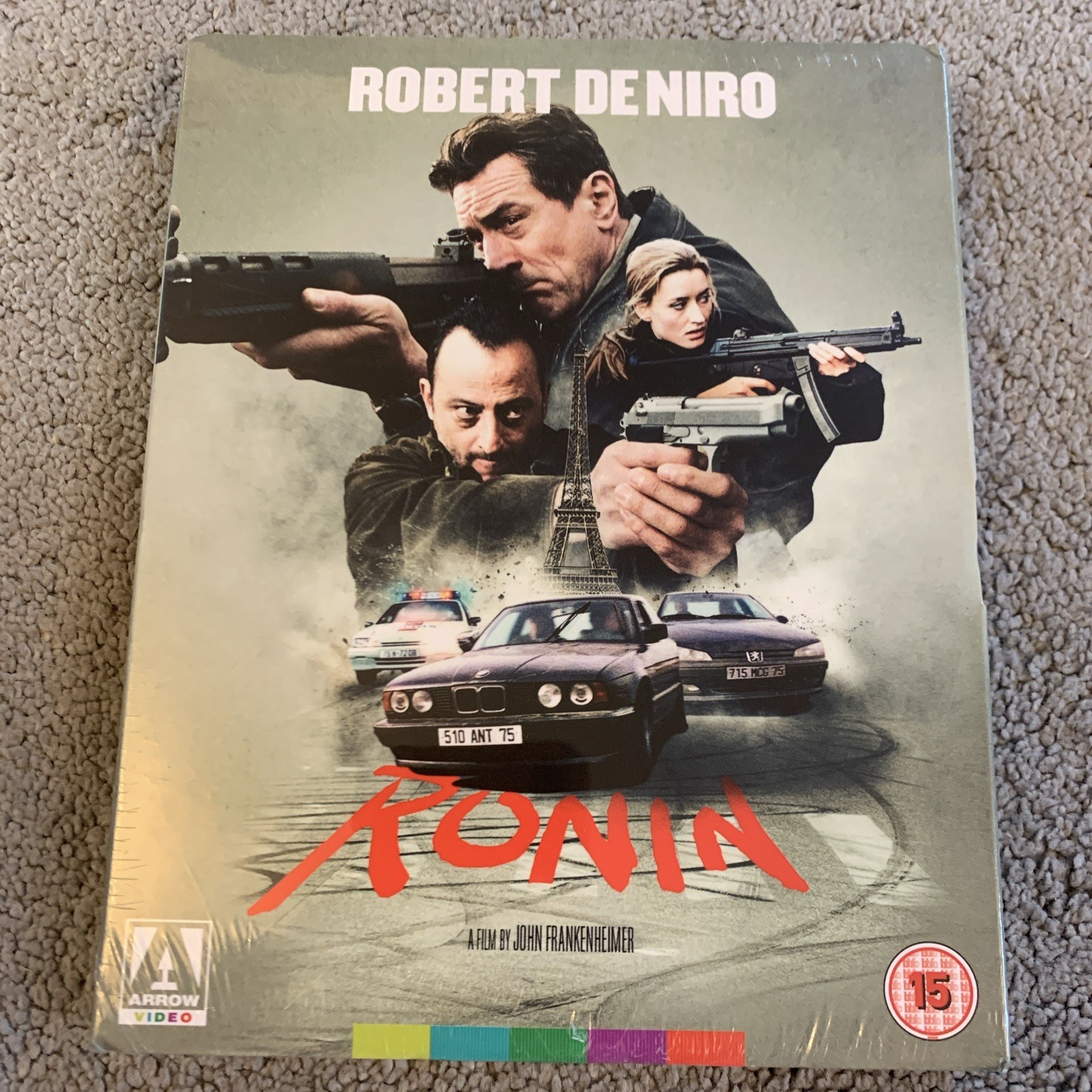 Ronin (1998) Arrow Video Limited Edition Blu-ray + Slipcover + Booklet). SEALED