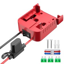 18V to 12V Power Wheel Adapter Compatible with Milwaukee 18V Battery for DIY RC