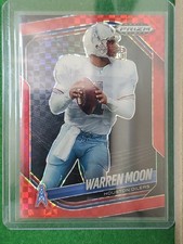 2025 Panini Prizm Black- Checkerboard Prizm - Warren Moon /75 - Houston Oilers
