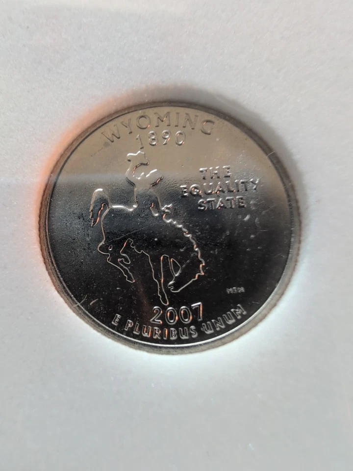 2007 D Wyoming State Quarter Uncirculated - Image 2 of 3