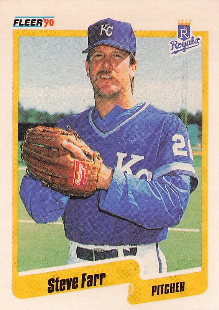 1990 Fleer #107b Steve Farr
