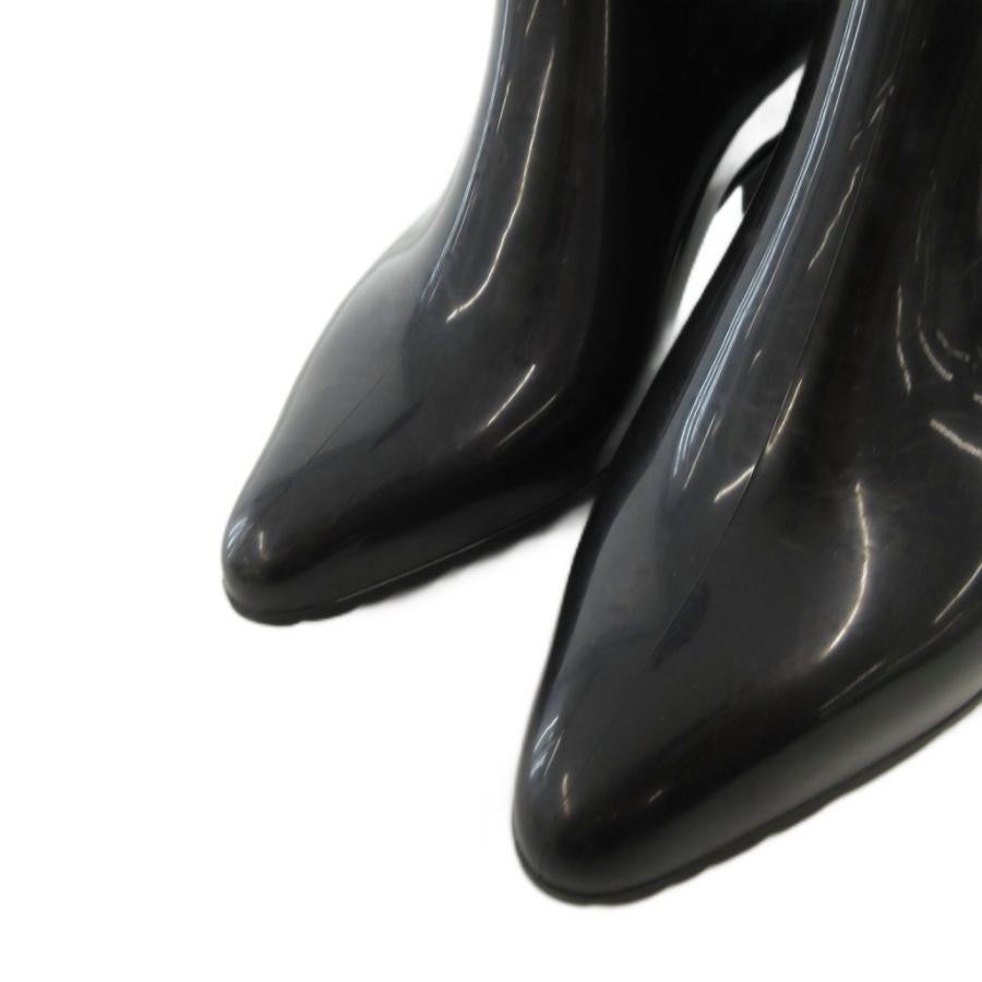 GUCCI Short Interlocking Stiletto Heel Rubber Boots Size:36/JP:23 141182K Authen thumbnail 3