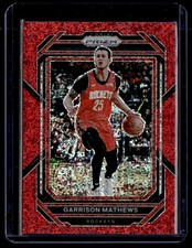 2022-23 Panini Prizm #188 Garrison Mathews Prizms Red Sparkle