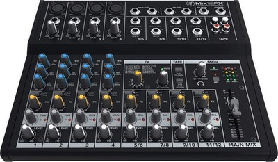 Mackie Mix12FX 12-Channel Compact Mixer W/FX Proven Performance Built Rugged