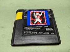 John Madden Football '93 Sega Genesis Cartridge Only