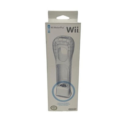 Nintendo Wii Official OEM Motion Plus Adapter with Sleeve Complete In Box *NEW*