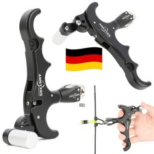 Compoundbogen Release Aid 4 Finger Einstellbar Daumenausl&ouml;ser Bogenschie&szlig;en Ziel