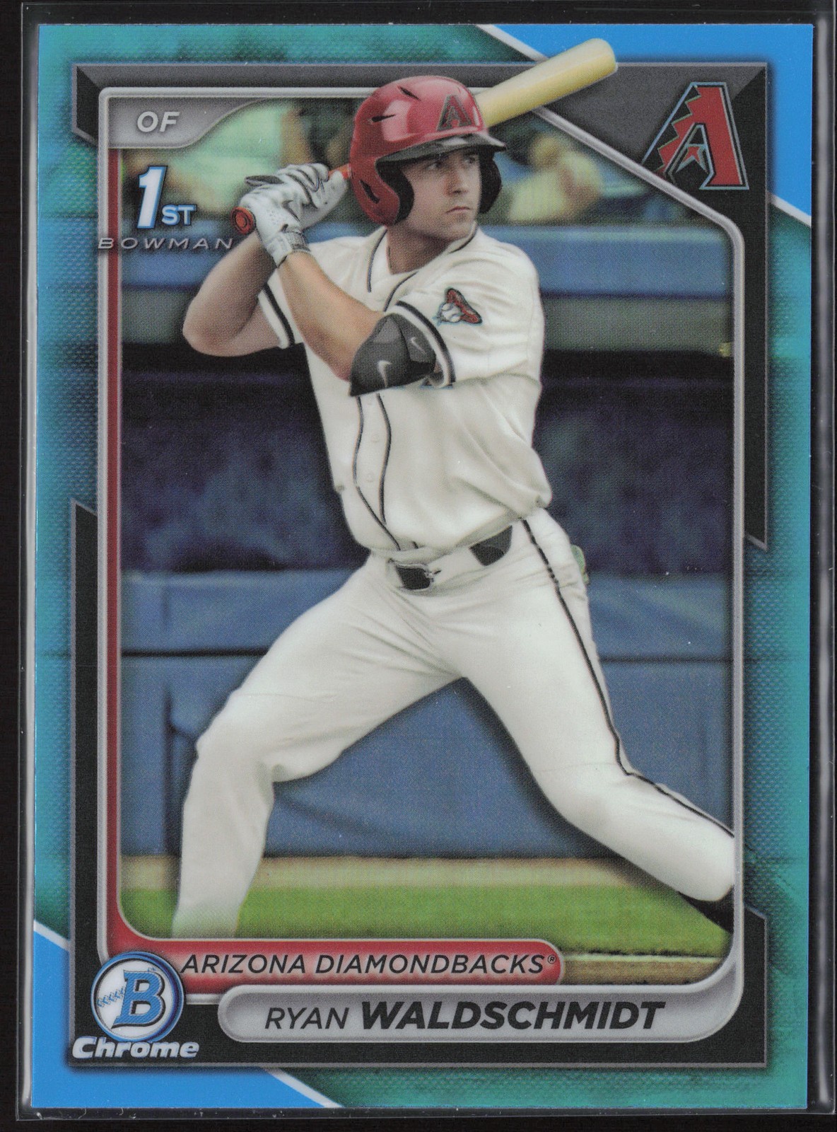 2024 Bowman Draft #BDC-18 Ryan Waldschmidt Chrome Sky Blue Refractor
