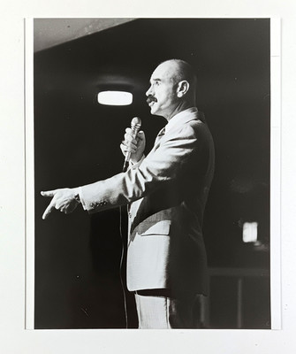 1987 Providence Rhode Island G Gordon Liddy Brown University Vintage Press Photo