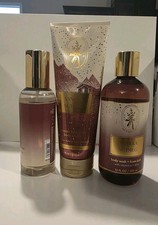 3 Bath And Body Works Vanilla Nutmeg Body Wash, Foam Bath  Perfume Mist