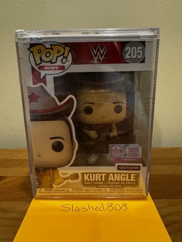 ✅(NO DAMAGE) Funko POP! - WWE Kurt Angle #205 - 1200 Pieces Exclusive