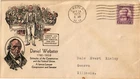 Dr Jim Stamps 3c Daniel Webster Scott 725 First Day Issue Cachet Cover