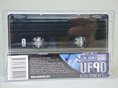 Rare Vintage Acme UF 90 Audio Cassette Tape Type I Baltic Market EMTEC BASF  7