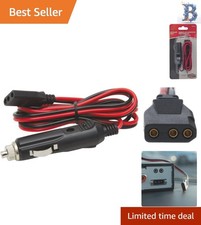3-Pin Male-to-Male 12V CB Radio Power Cord with Built-In Fuse  Strain Relief