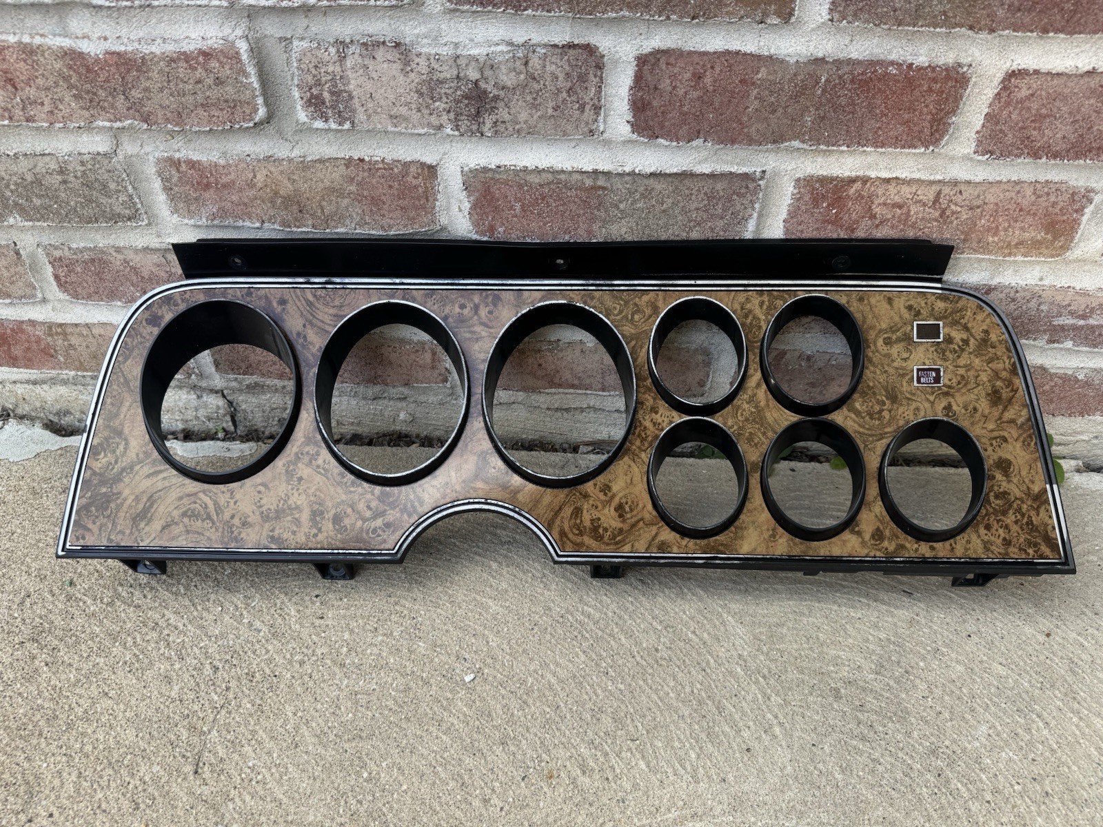 1972-76 GRAN TORINO RANCHERO COUGAR FORD GT GAUGE INSTRUMENT CLUSTER BEZEL