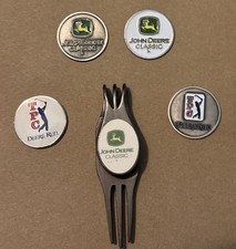 John Deere Classic/ TPC Deere Run golf ball markers Magnetic Divot Tool.