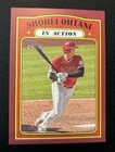 2021 Topps Heritage - In Action Shohei Ohtani #246 Red Border Baseball Card