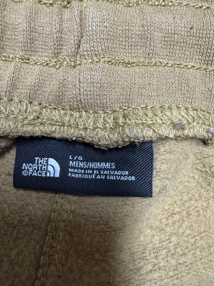 The North Face Joggers Sweatpants Men L Lounge Drawstring  Tan Cotton Poly Blend - Image 2 of 4