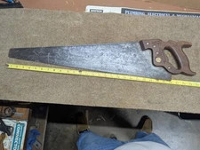 vintage disston hand saw
