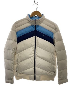 BURBERRY BLACK LABEL Down Jacket L Nylon WHT