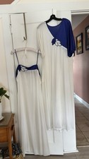 Vintage 2 Piece Lingerie Peignoir Set Nightgown  Robe - XXL PLUS