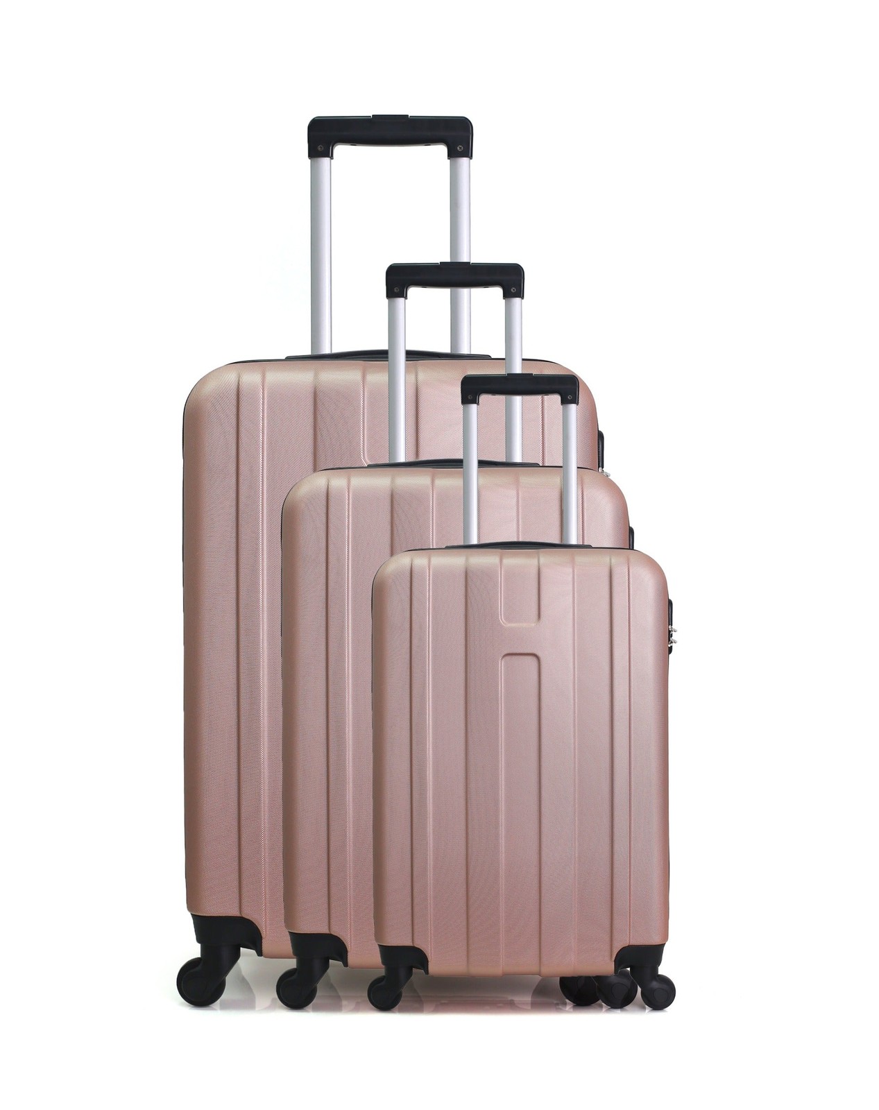 Set de 3 Valises ATLANTA 75 cm HERO 4 Roues rigides et bagage de voyage