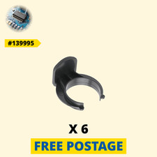 6 x 139995 IKEA Black Plinth Clips for METOD, SEKTION [Slovakia]