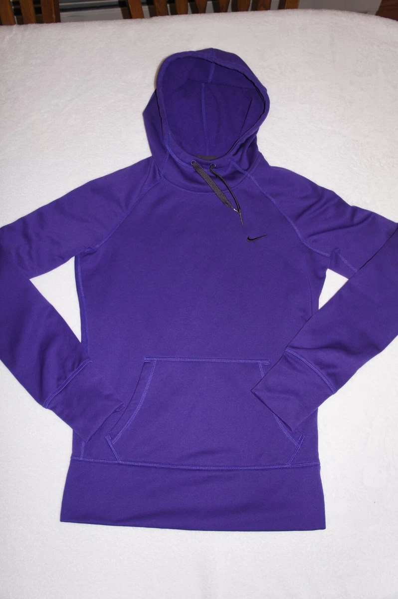 Nike Therma Fit Hoodie Sweatshirt Womens Size X Small XS Purple
