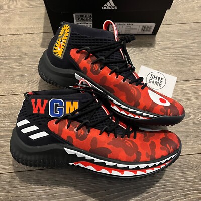 bape dame 4 red