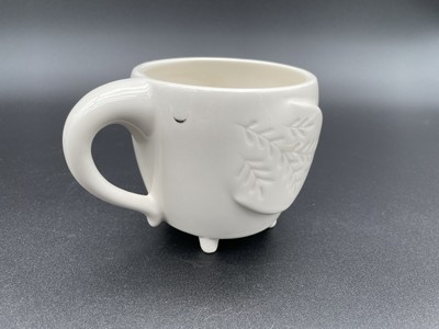 Opal House Elephant Mug Coffee Cup Porcelain Stoneware Target, Leaf print Ears