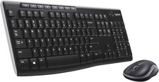 Logitech MK270 Full-Size Wireless 2.4G Keyboard  M185 Mouse - NO USB RECEIVER