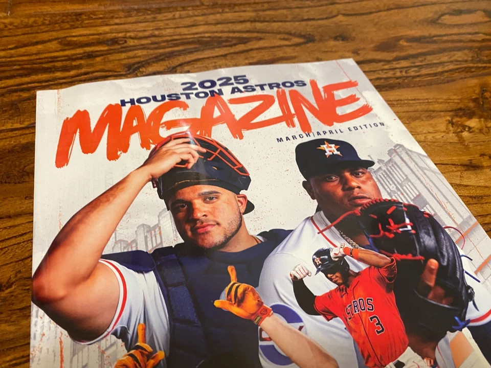 March / April 2025 Houston Astros Game Day Program Altuve Pena Diaz Valdez - Image 2 of 4