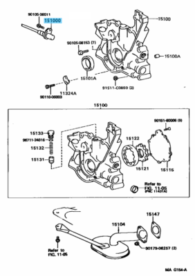 TOYOTA SUPRA JZA80 93-98 Genuine 2JZ-GTE Crank Position Sensor