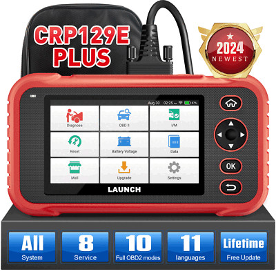 2026 LAUNCH CRP129E PLUS KFZ OBD2 Diagnosegerät ALLE System+8 Service Funktionen