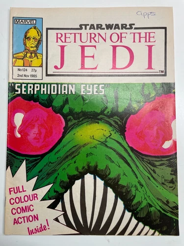 Star Wars Weekly, Vintage Marvel UK Comic Return of the Jedi No.124