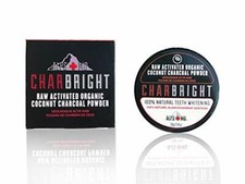 CHARBRIGHT Organic Activated Charcoal Teeth Whitening Powder Coconut
