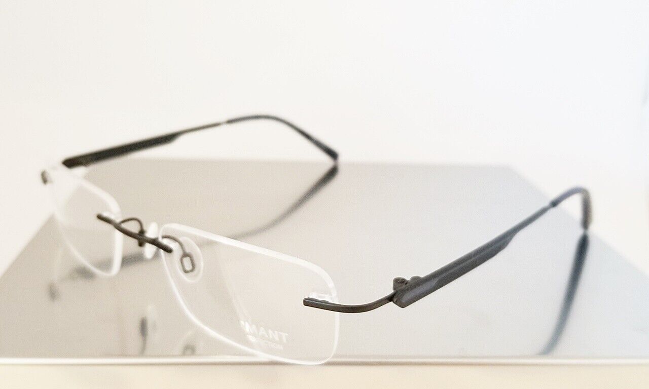 Charmant CH11915 Rimless eyeglasses Frame Matte Black 53mm MEN RIMLESS Style