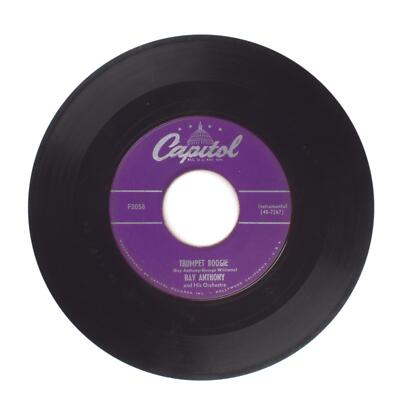 Ray Anthony and His Orchestra - Trumpet Boogie; You're Driving Me Crazy - 45 RPM