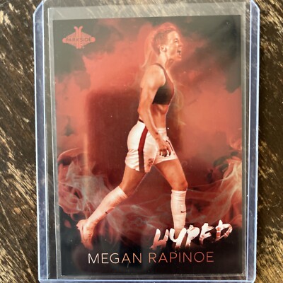 2023 Parkside NWSL Megan Rapinoe red hyped  8/10 Sp parallel  Reign