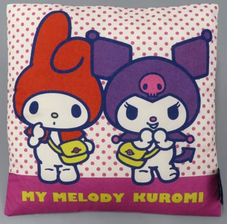 Sanrio My Melody Cushion Backrest Integrated Kawaii Kuromi