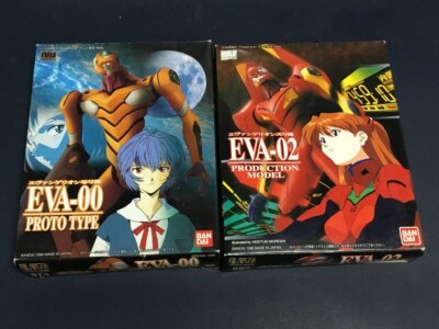 BANDAI Vintage EVANGELION PRODUCTION MODEL-02 EVA-02 00 Bausatz Figur 1996 Lot 2