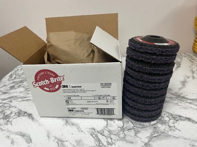 10 PCS  Scotch-Brite  Clean and Strip XT Pro Disc T27, 4-1/2'' x 7/8 in, S XCS 3M