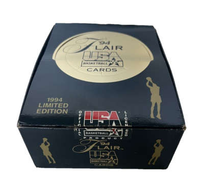 94 flair usa basketball cards limited edition 1994 Flair USA Basketball Limited Edition (1-120) Complete Set + Box + Box  Packs
