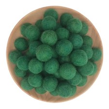 15mm 5/8inch Felt Wool Beads Balls Pom Pom Handmade DIY for Craft Garland Dre...
