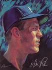 1969 VOLPE DODGERS  Wes Parker  UNSIGNED  7-3/4 x 10-3/8  PHOTO CARD #4