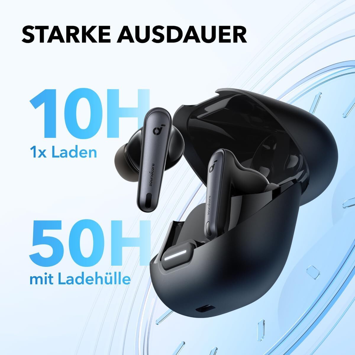 soundcore Liberty 4 NC Bluetooth-Kopfhörer ANC 98,5% für Ohren und 